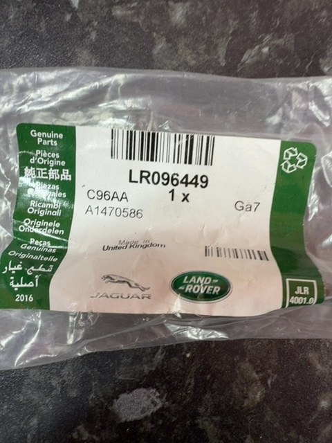 Genuine Jaguar Land Rover Cable Tie Fastener LR096449