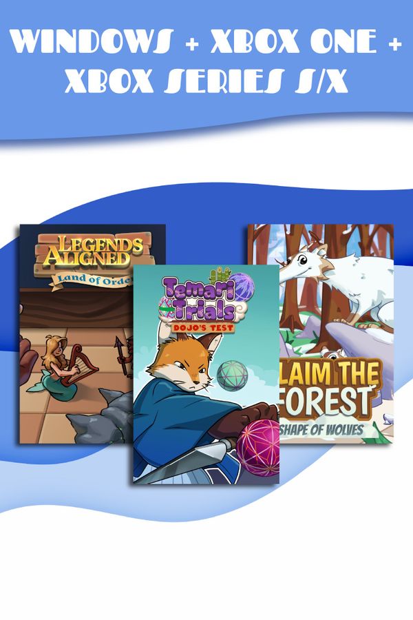 Temari Trials: Dojo + Claim the Forest: Shape + Legends Aligned: Land (Bundle) XBOX LIVE Key EUROPE