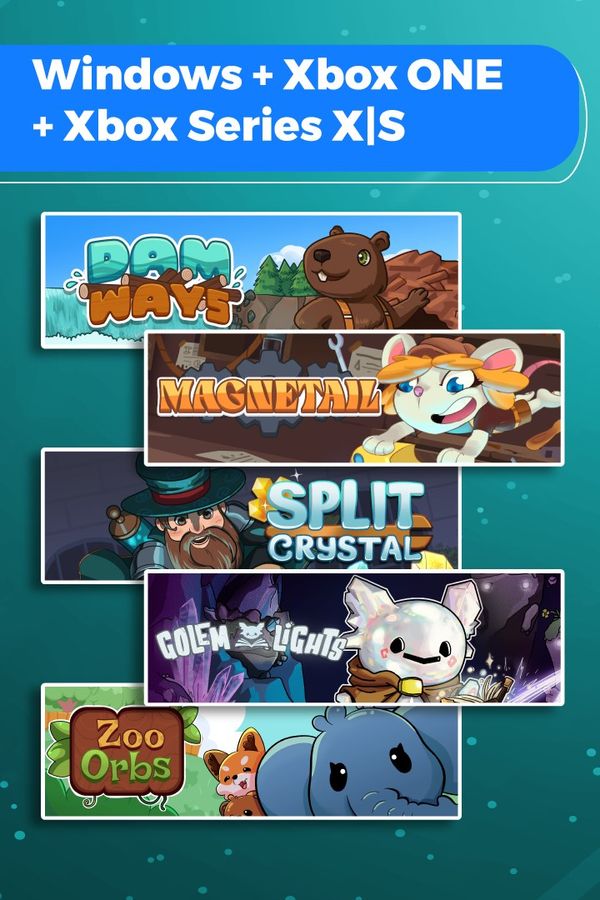 Damways + Magnetail + Split Crystal + Golem Lights + Zoo Orbs (Bundle) XBOX LIVE Key EUROPE