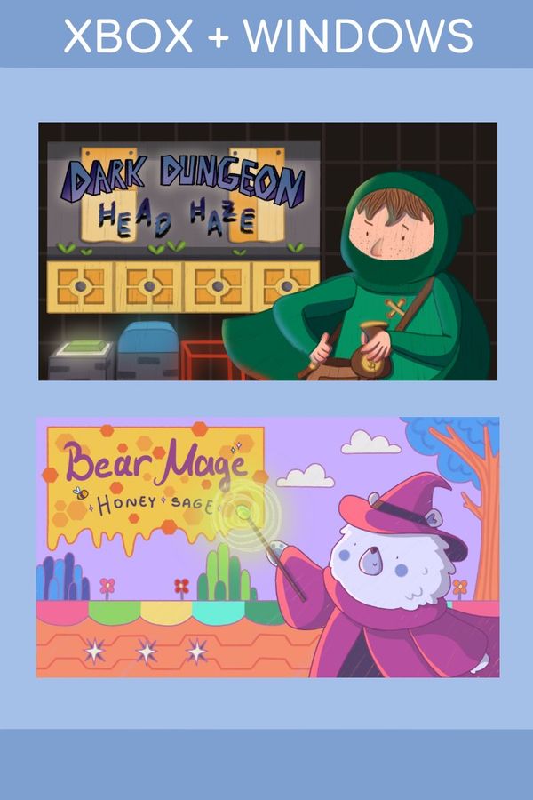 Dark Dungeon Head Haze / Bear Mage Honey Sage (Bundle) XBOX LIVE Key EUROPE