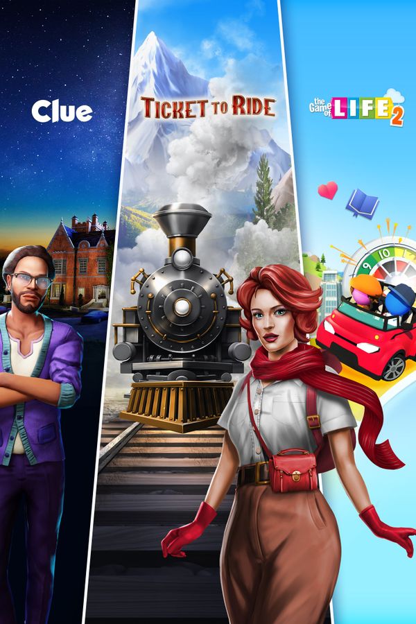 Ticket to Ride®, Clue and The Game of Life 2 – Classic Board Game Bundle XBOX LIVE Key EUROPE