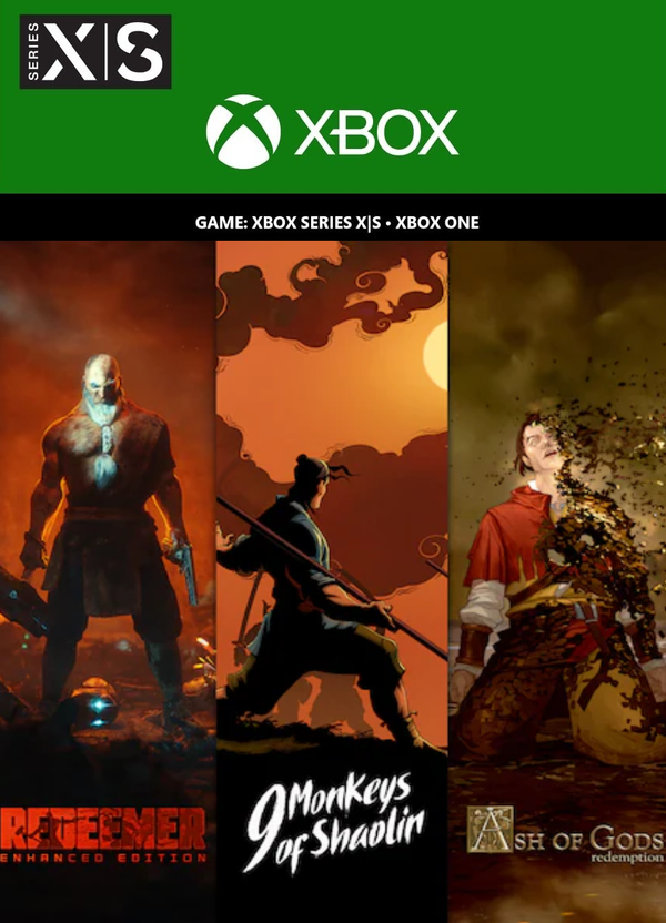 9 Monkeys of Shaolin + Ash of Gods + Redeemer: Bundle XBOX LIVE Key EUROPE